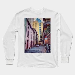 Gotham City Alley Early Morning Friday Long Sleeve T-Shirt